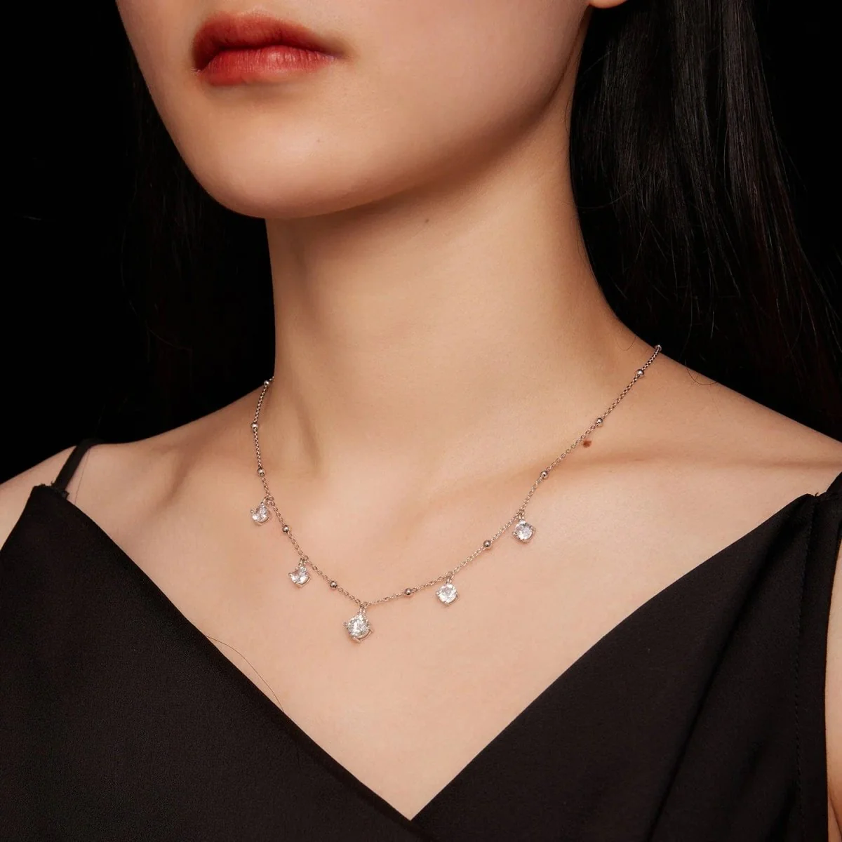 Pangama Moissanite Drop Necklace