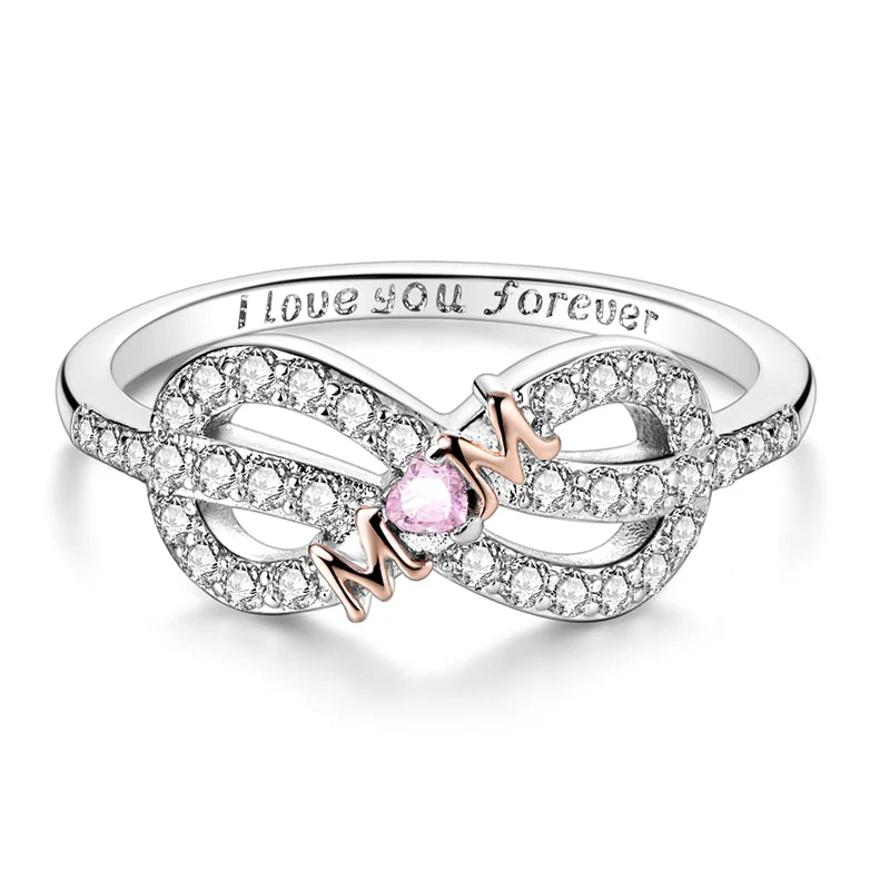 I Love You Forever Infinity Ring