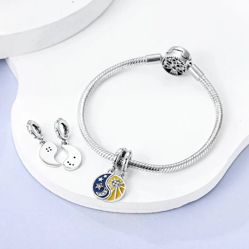 Celestial Harmony Sun & Moon Dangle Charm