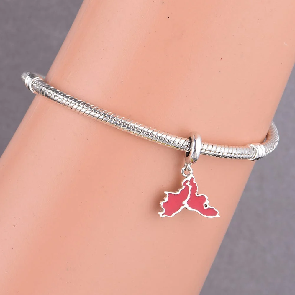 Istanbul Map Dangle Charm