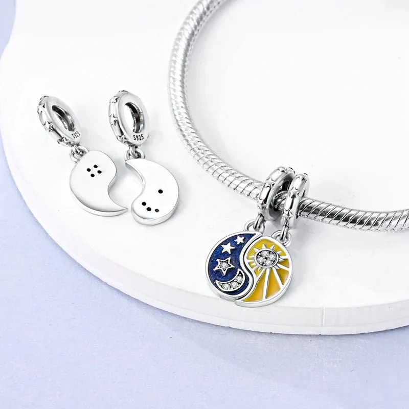 Celestial Harmony Sun & Moon Dangle Charm