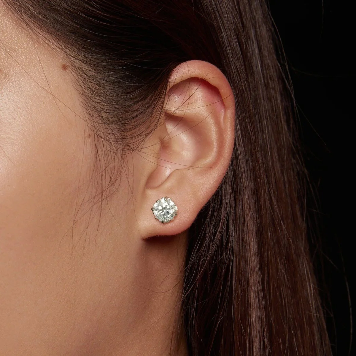 Pangama Moissanite Stud Earrings