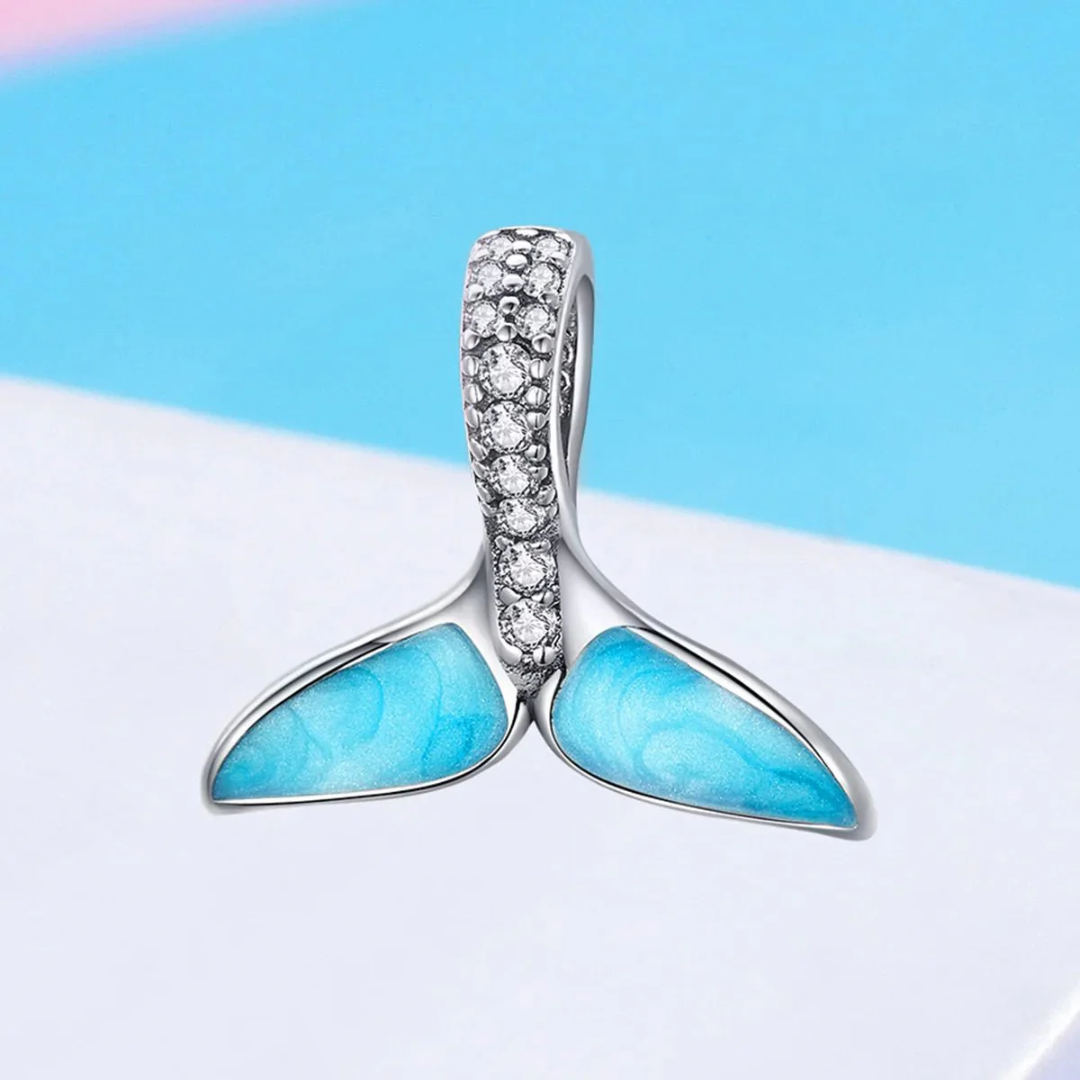 Blue Whale Tail Ocean Charm