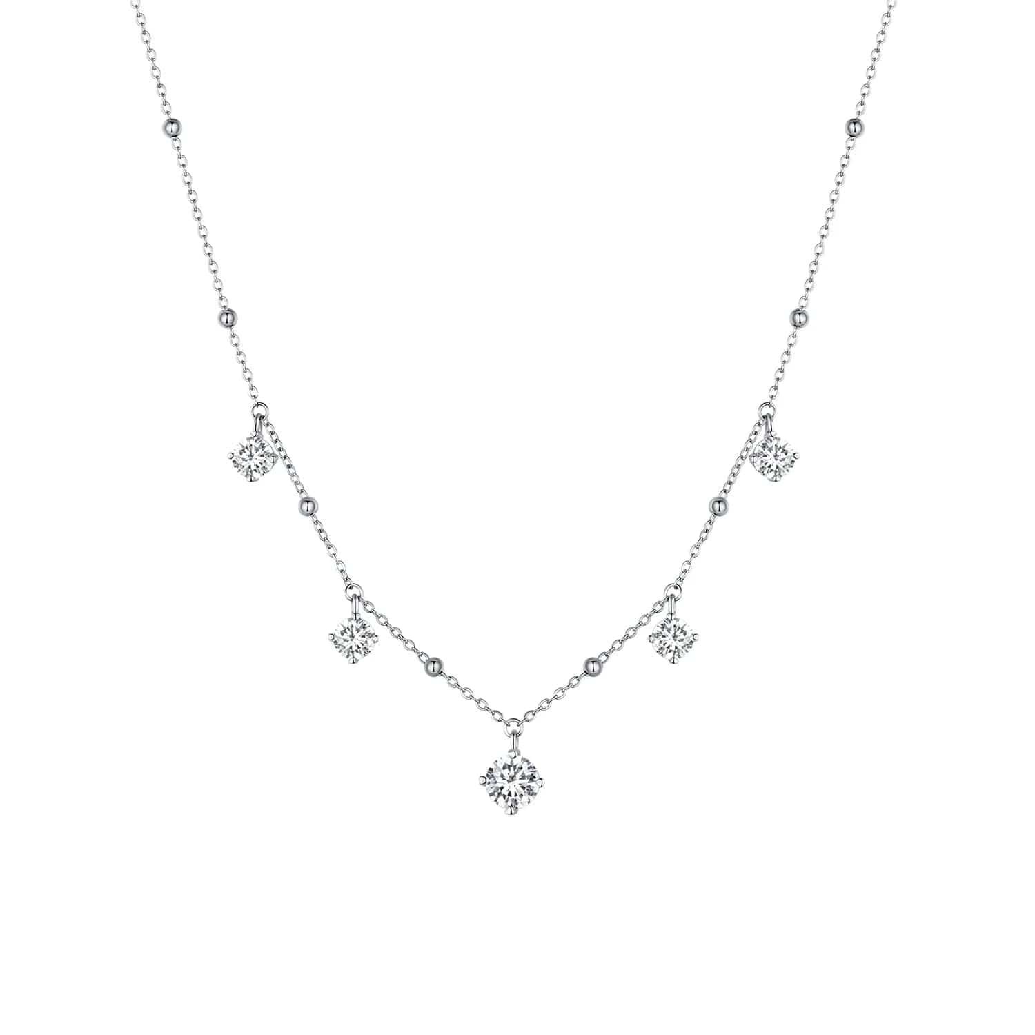 Pangama Moissanite Drop Necklace