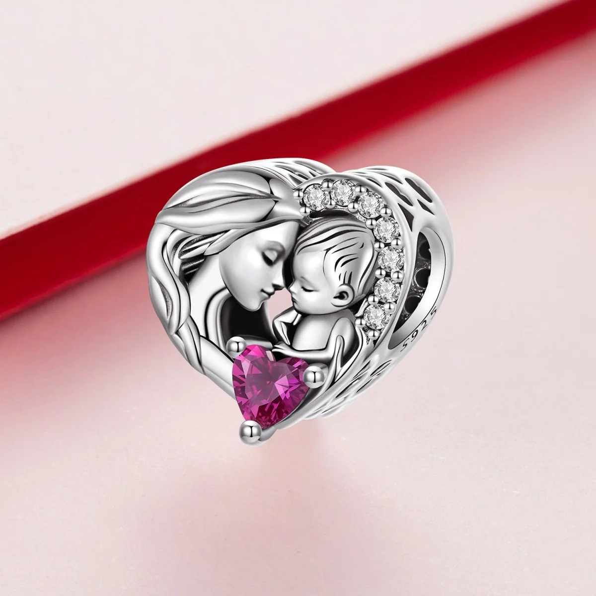 Mother and Son Family Charm