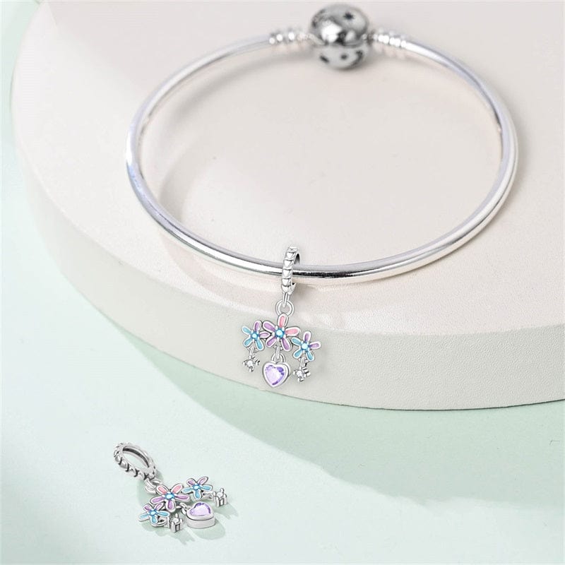 Blossoming Love Dangle Charm