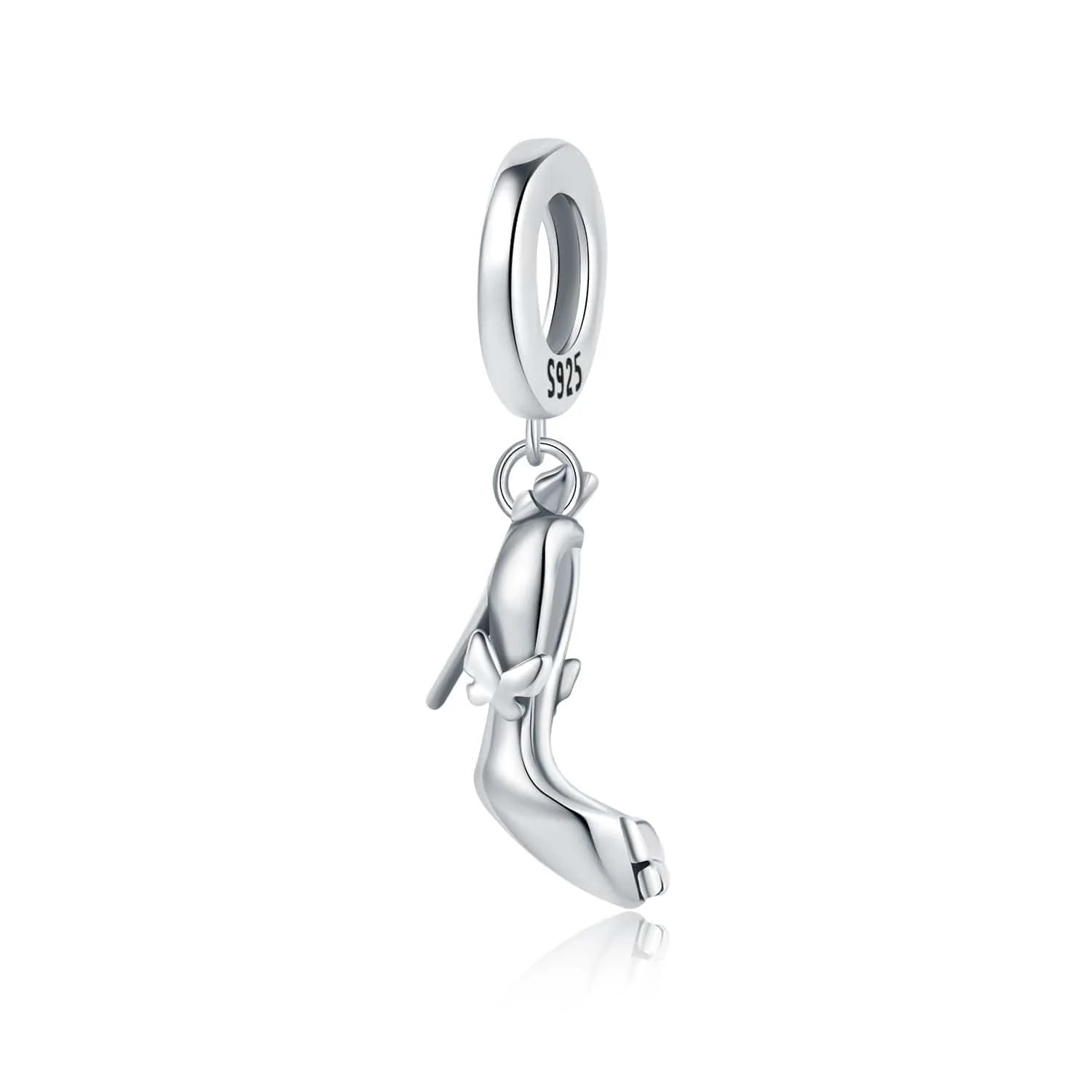 Sparkling High Heel Shoe Charm