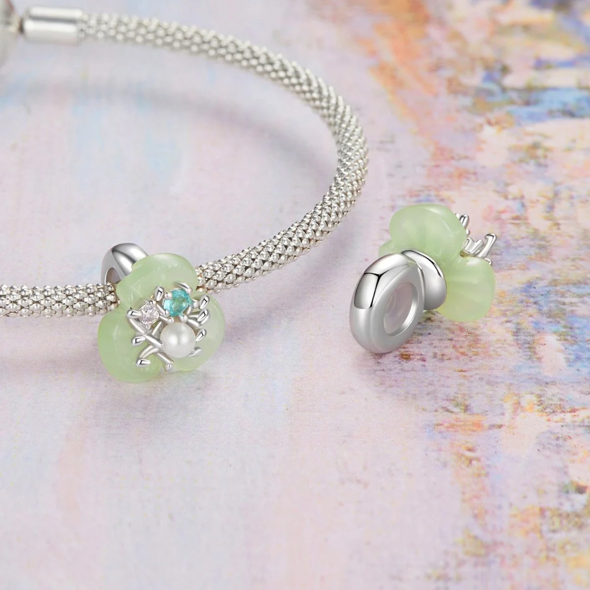 Green Blossom Charm