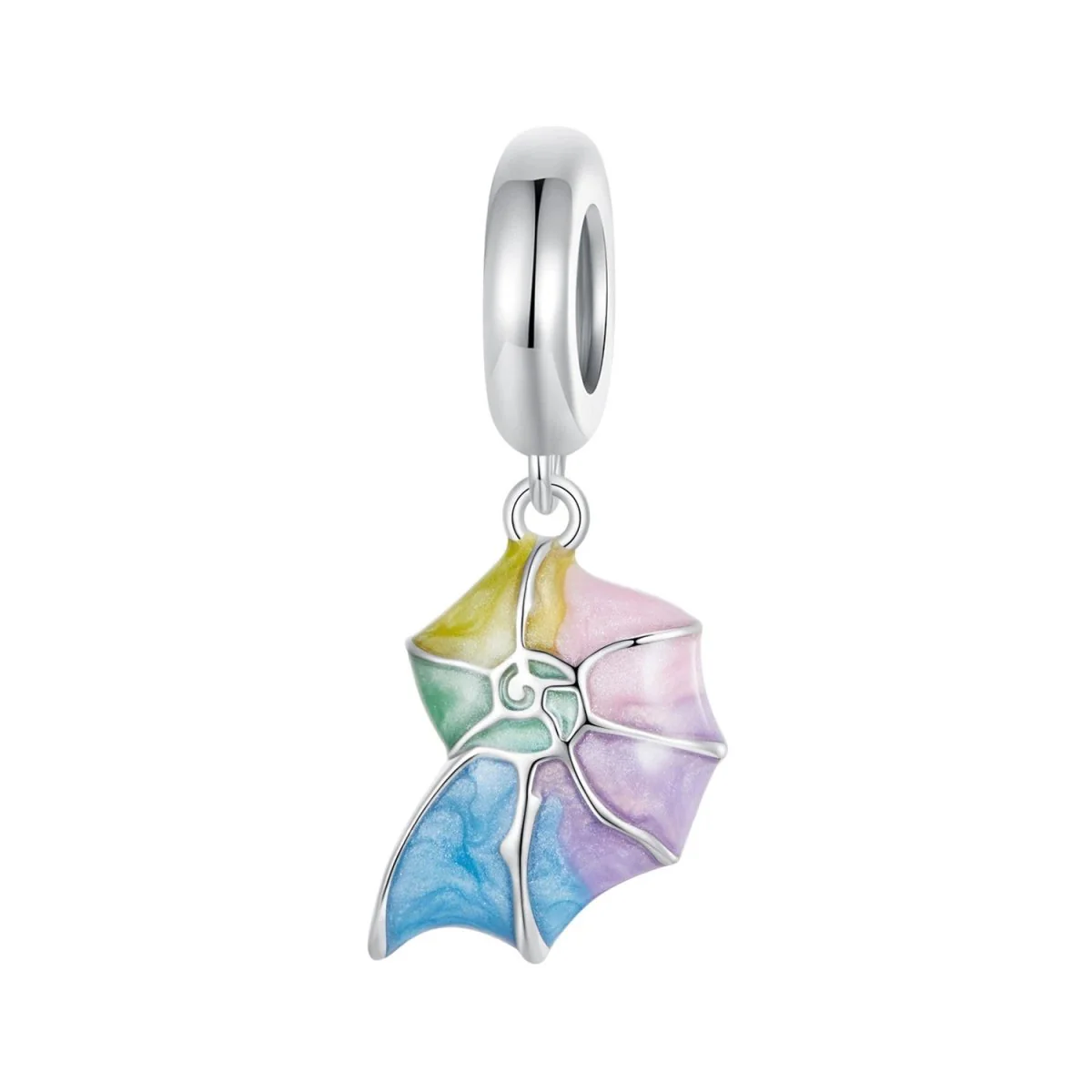 Colorful Seashell Dangle Charm
