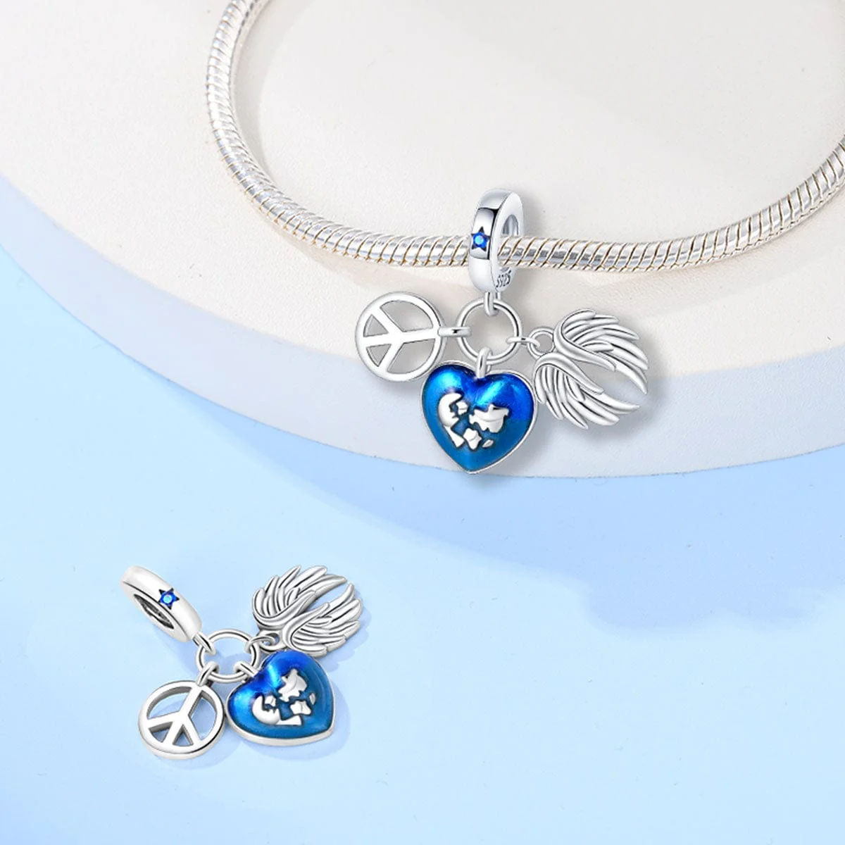 Global Harmony Heart Pendant