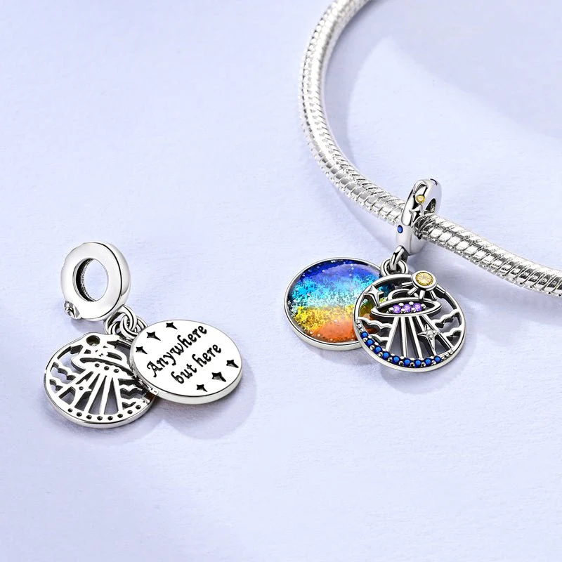 UFO & Cosmic Dangle Charm
