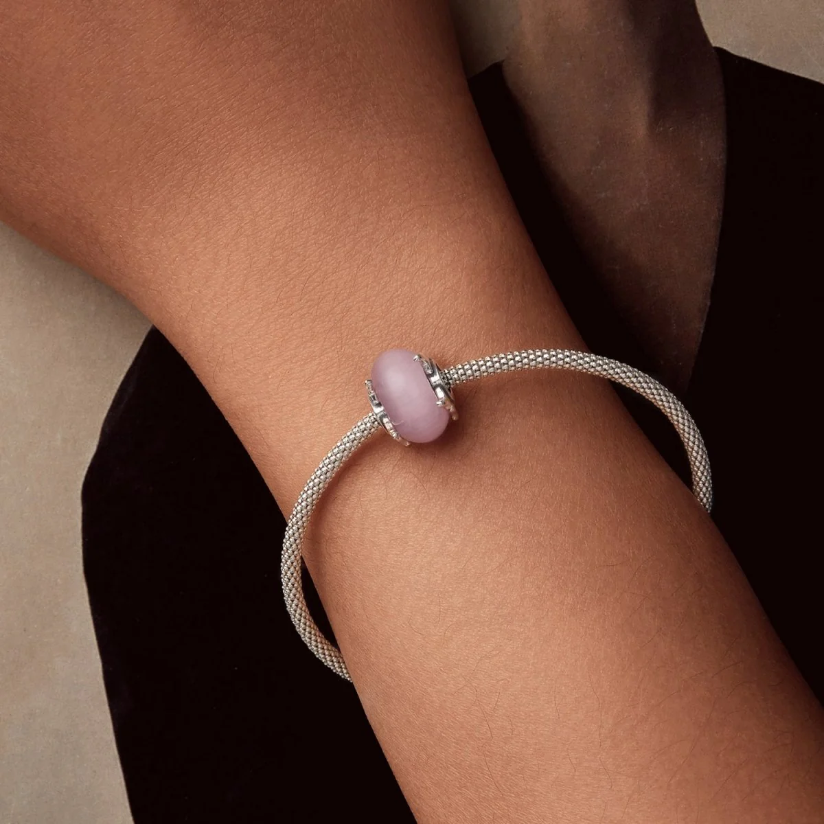 Butterfly with Pink Murano Charm