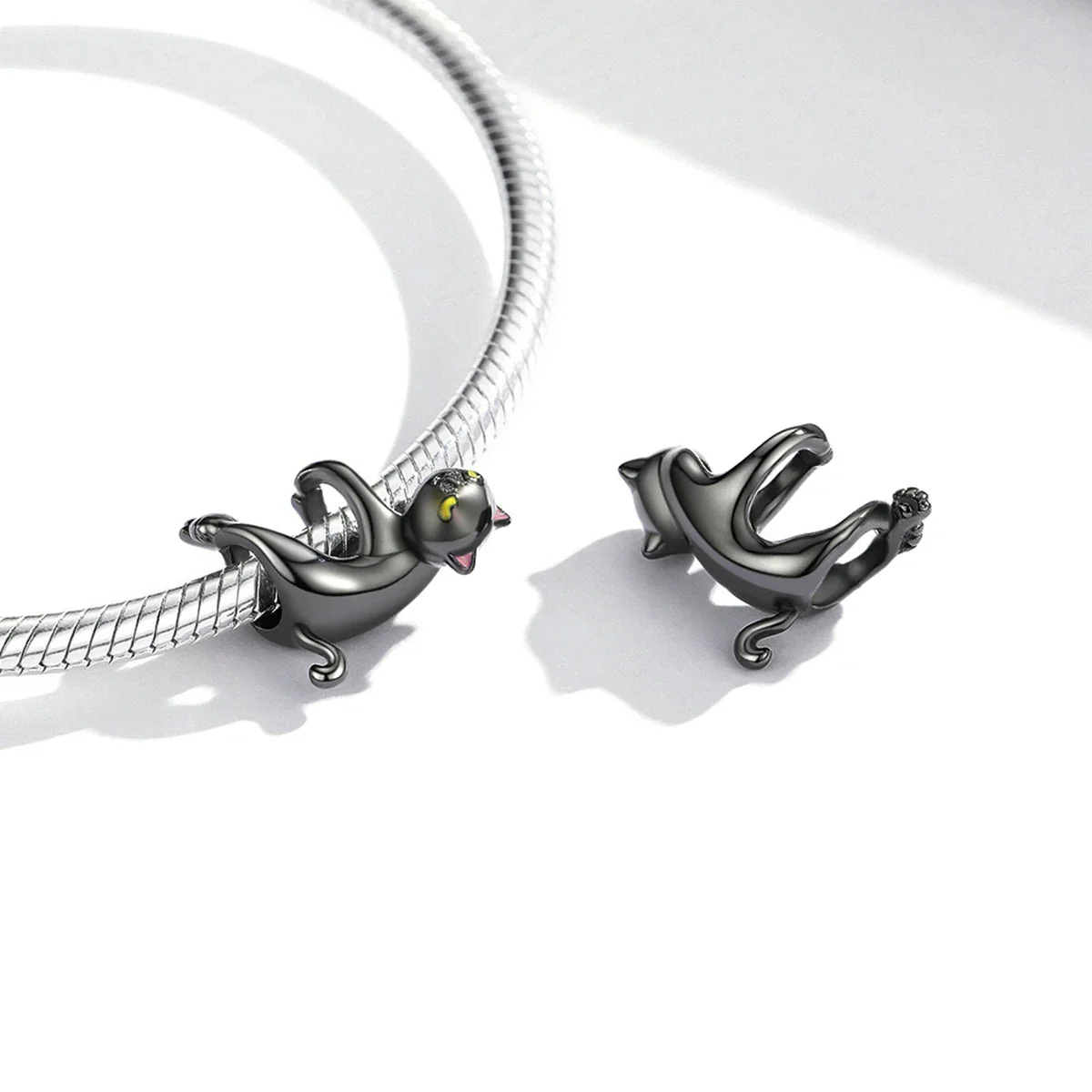 Playful Black Cat Charm