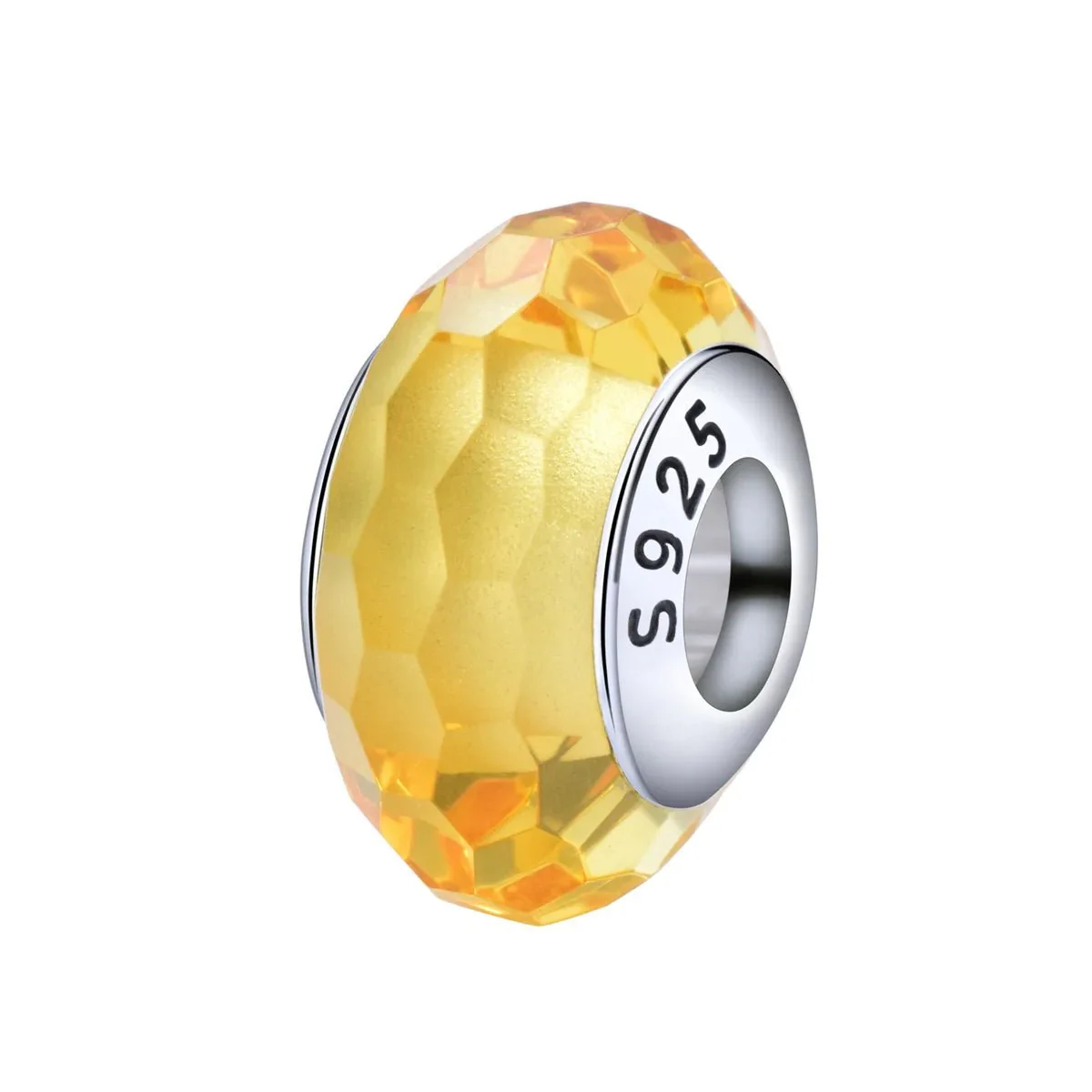 Golden Mini Murano Glass Charm