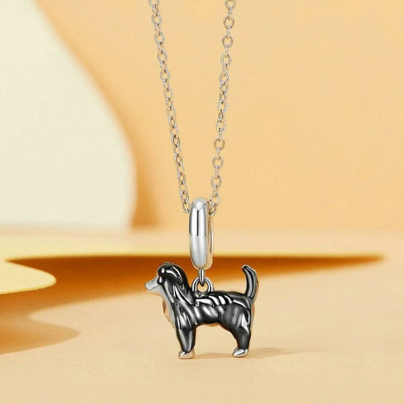 Border Collie Dangle Charm