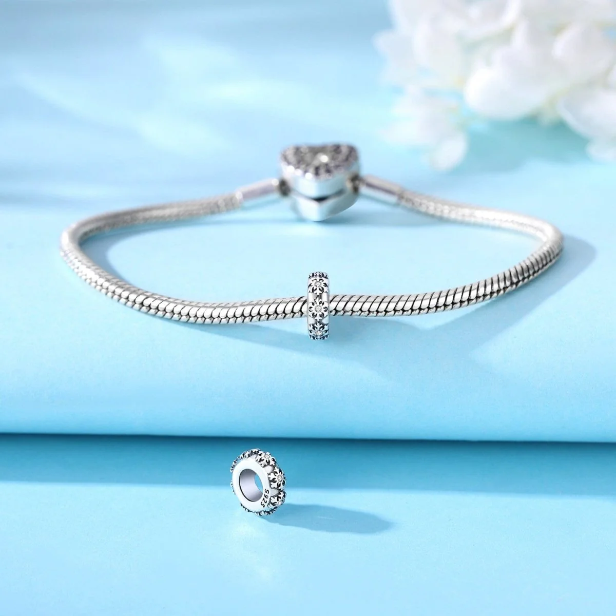 Snowflake Spacer Charm