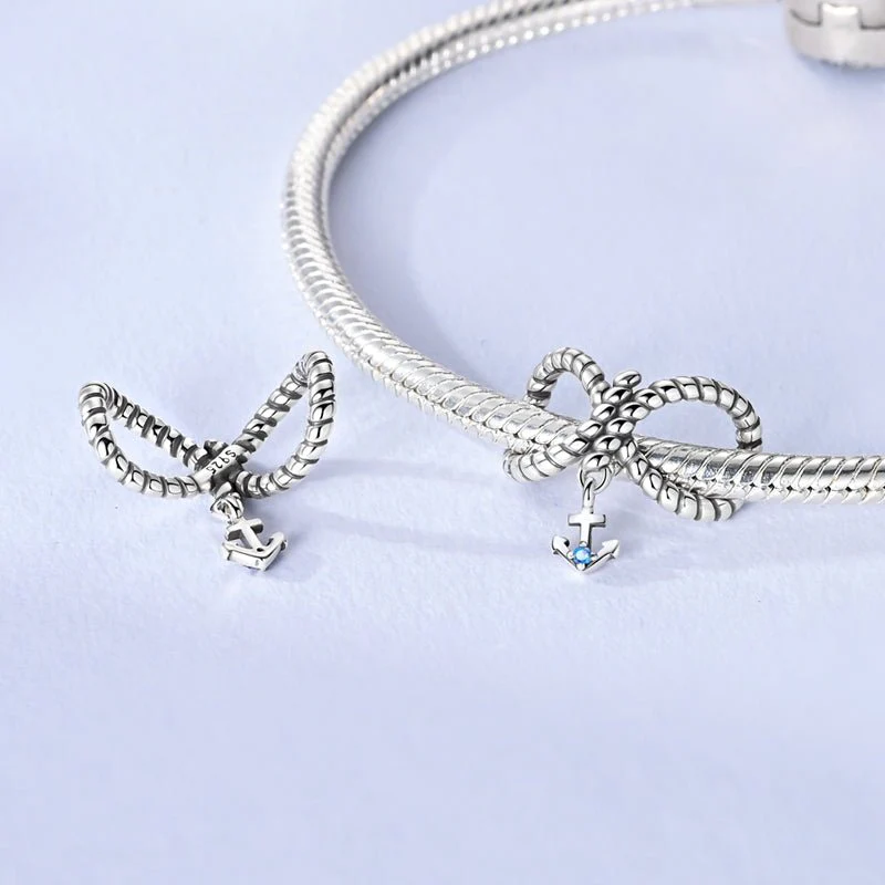 Infinity Knot with Anchor Charm
