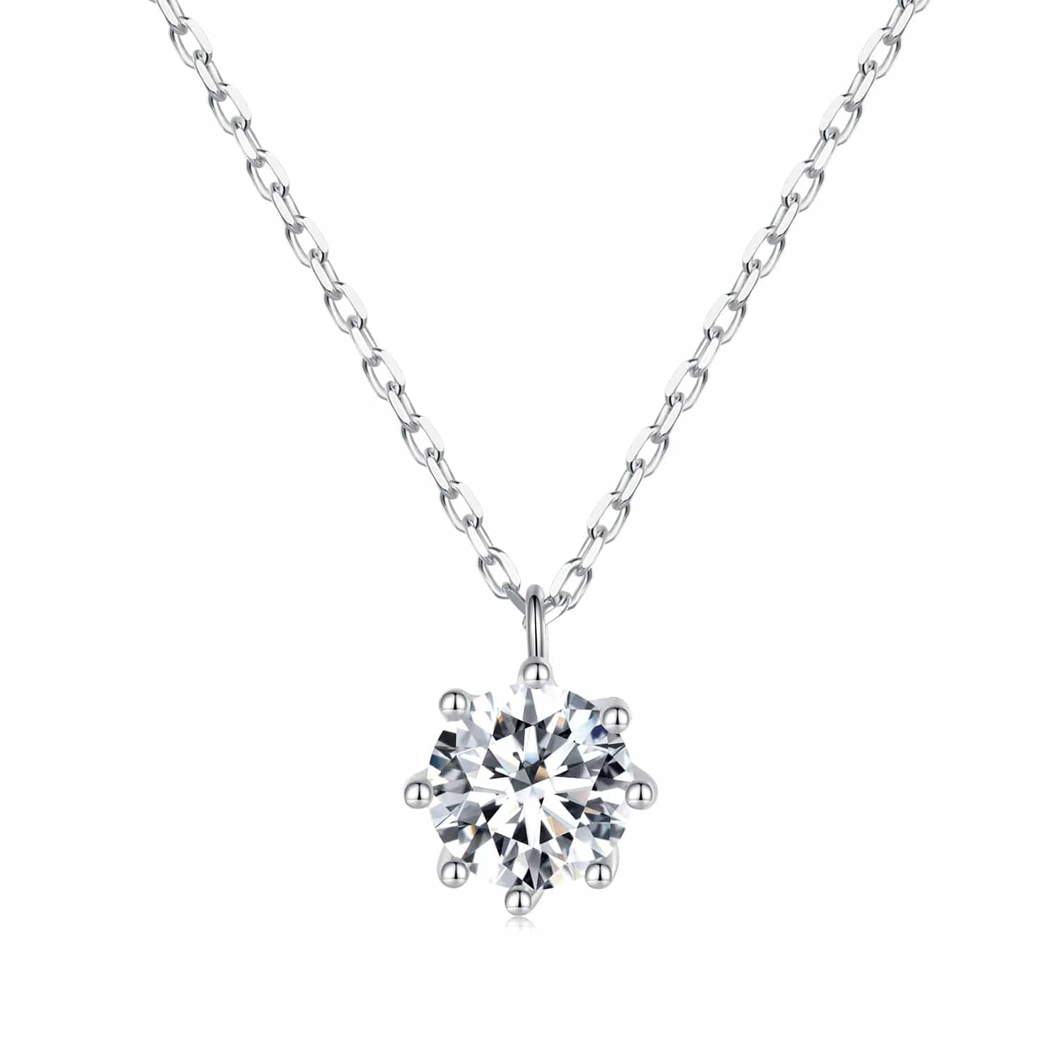 Pangama Moissanite Solitaire Necklace