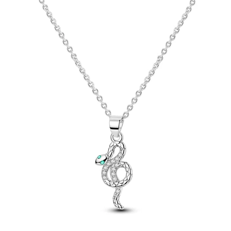 Snake Pendant Necklace