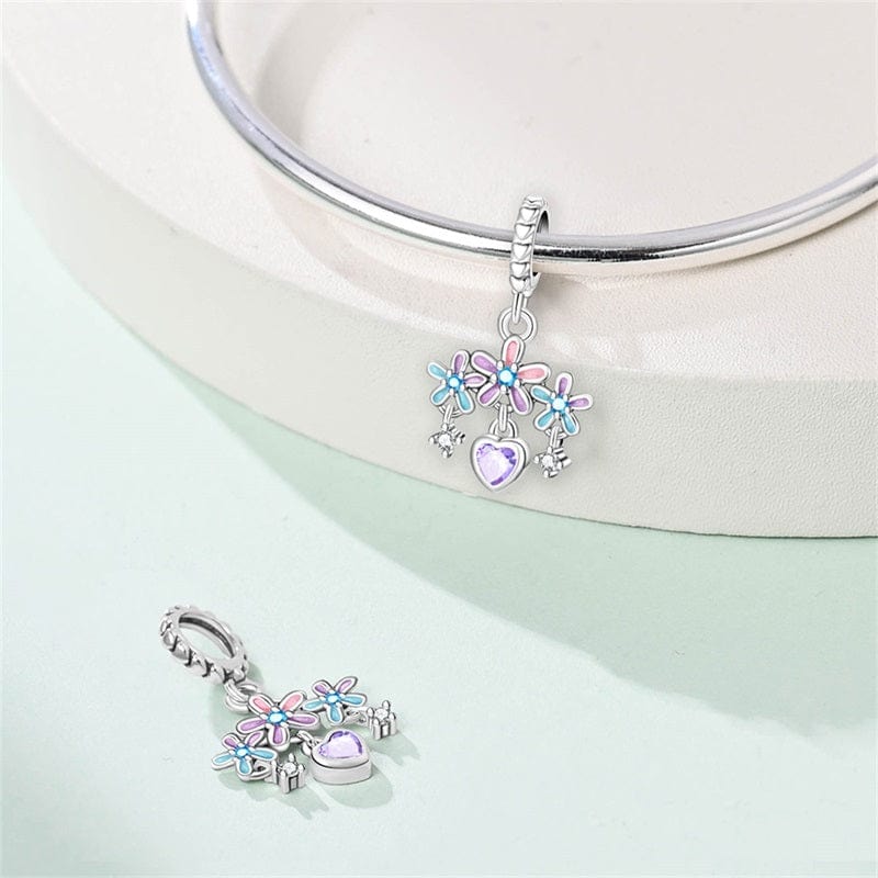 Blossoming Love Dangle Charm