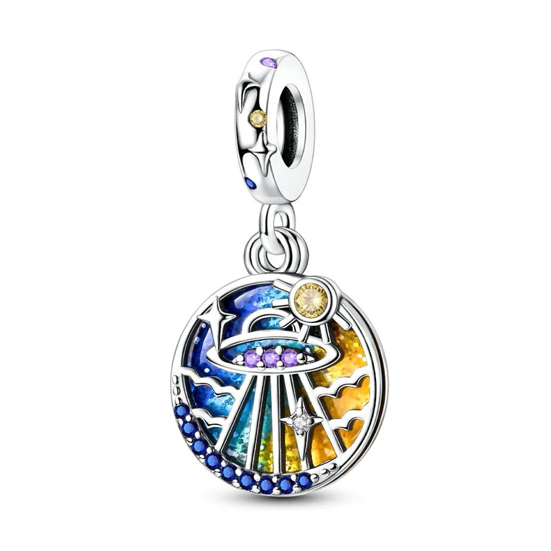 UFO & Cosmic Dangle Charm