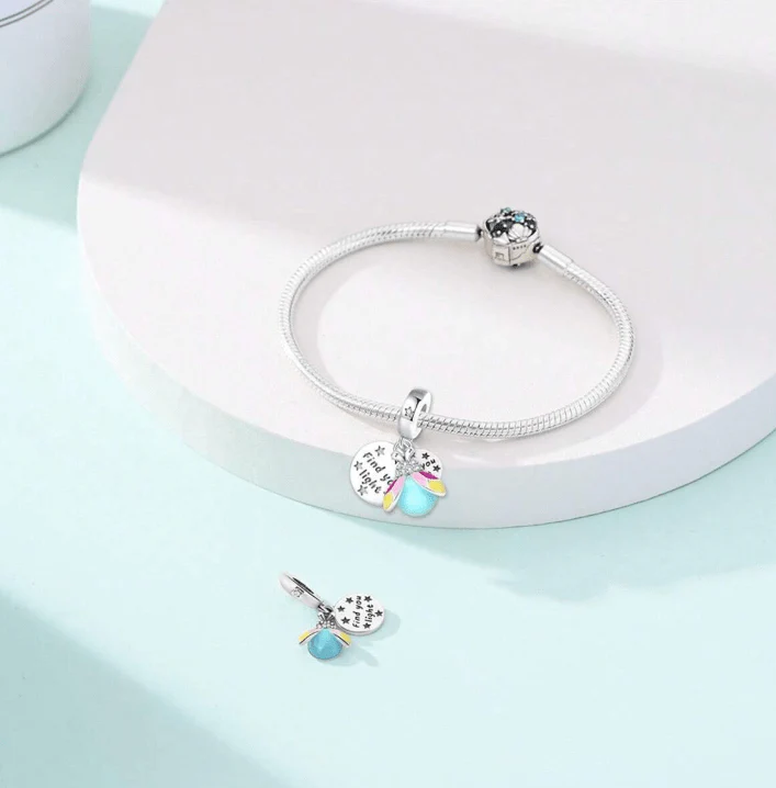 Glow in the Dark Luminous Firefly Charm