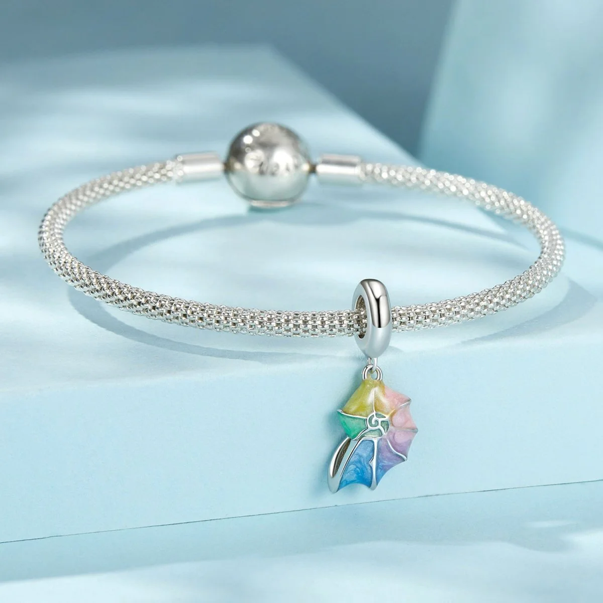 Colorful Seashell Dangle Charm