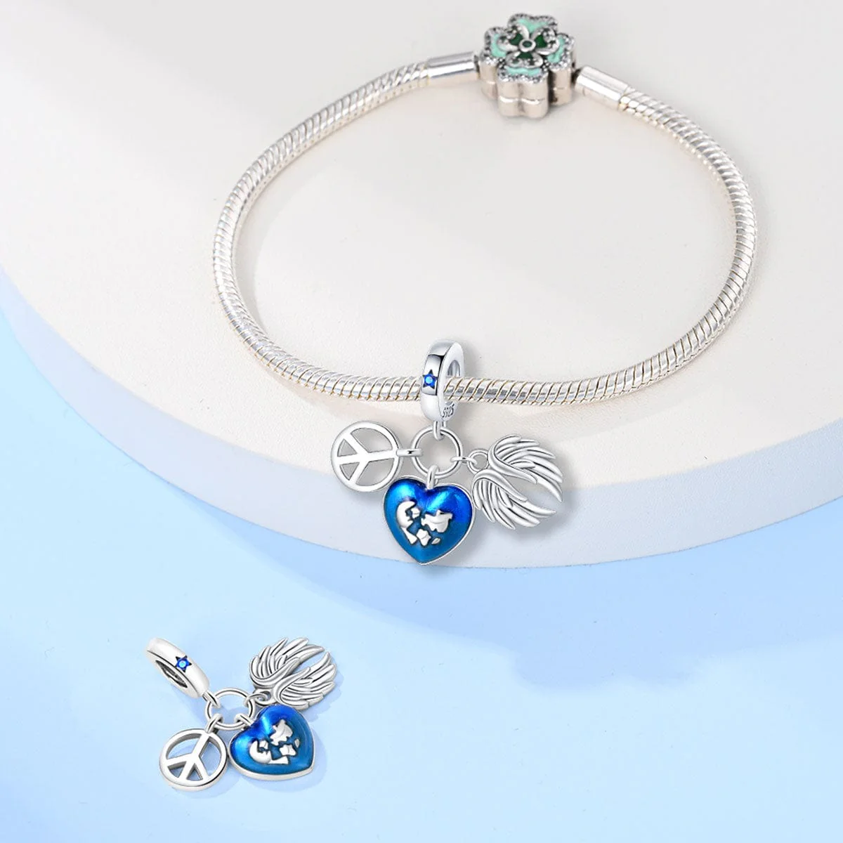 Global Harmony Heart Pendant