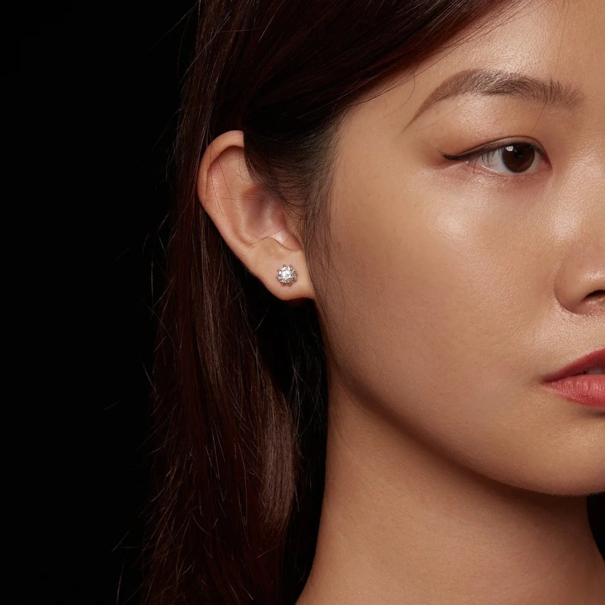 Pangama Classic Moissanite Stud Earrings