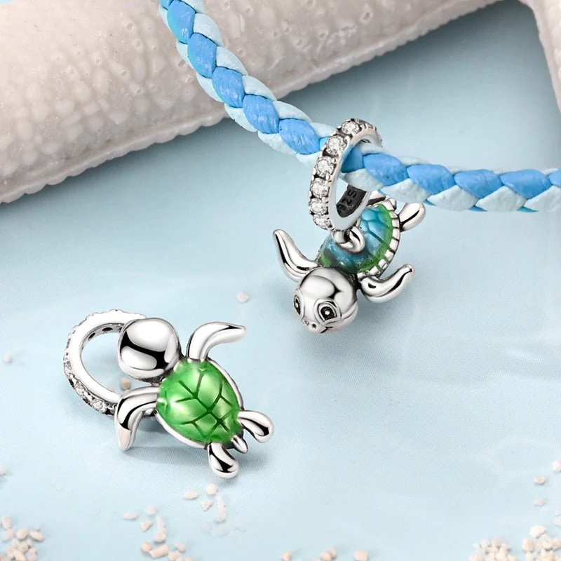 Happy Baby Turtle Dangle Charm