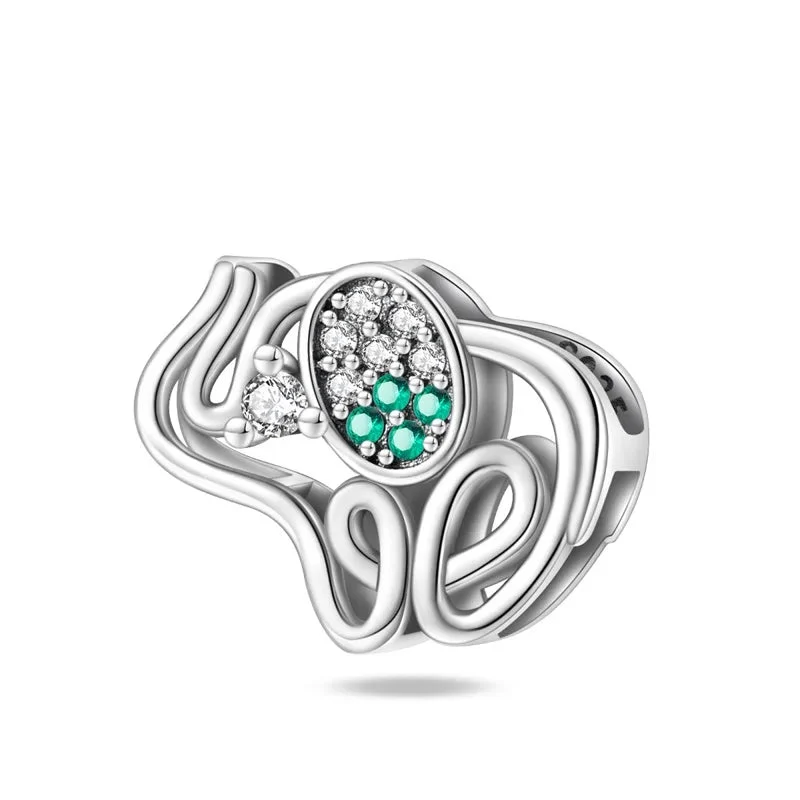 Openwork Elephant Charm