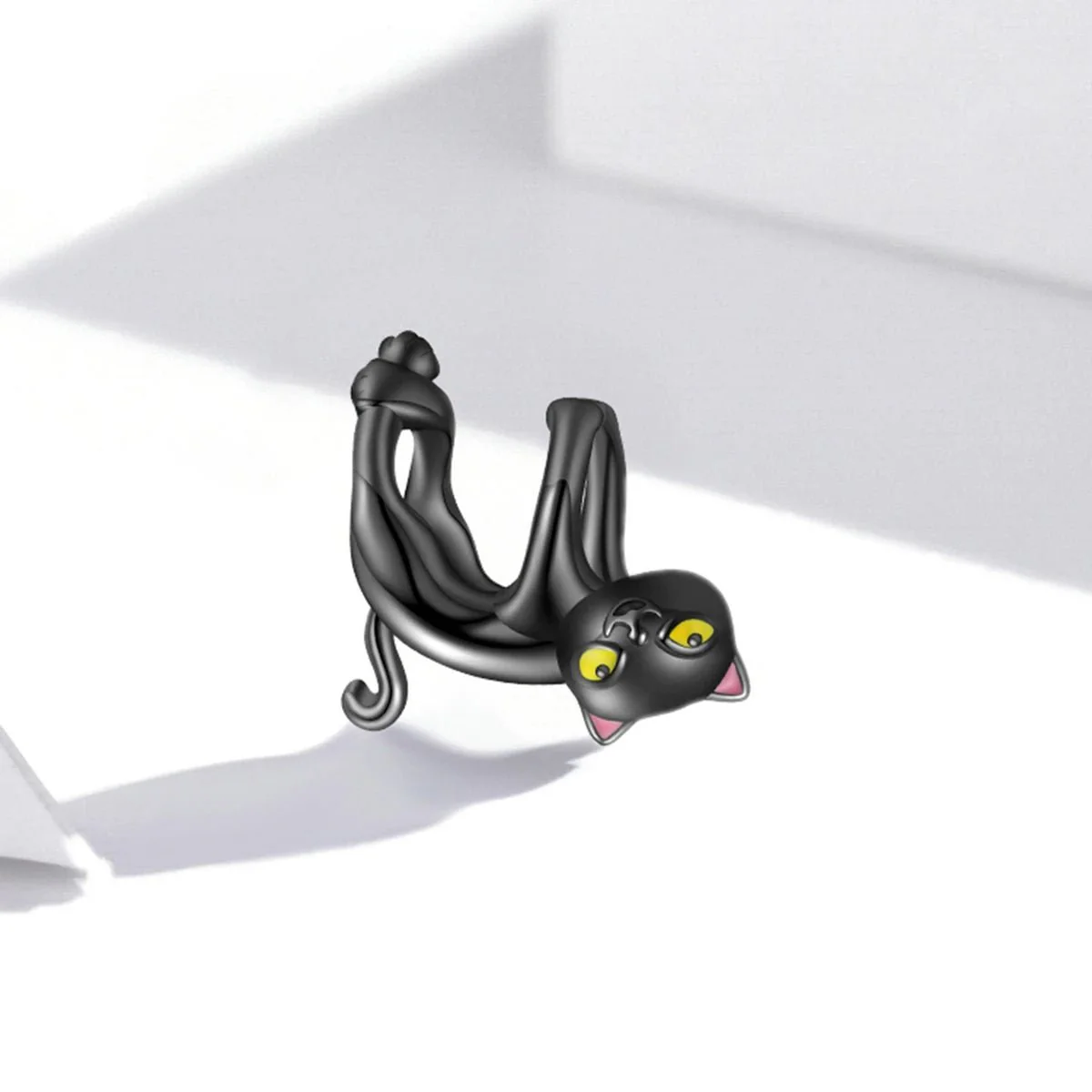 Playful Black Cat Charm