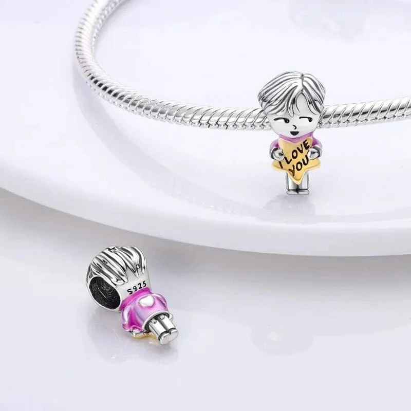 I Love You Boy Charm