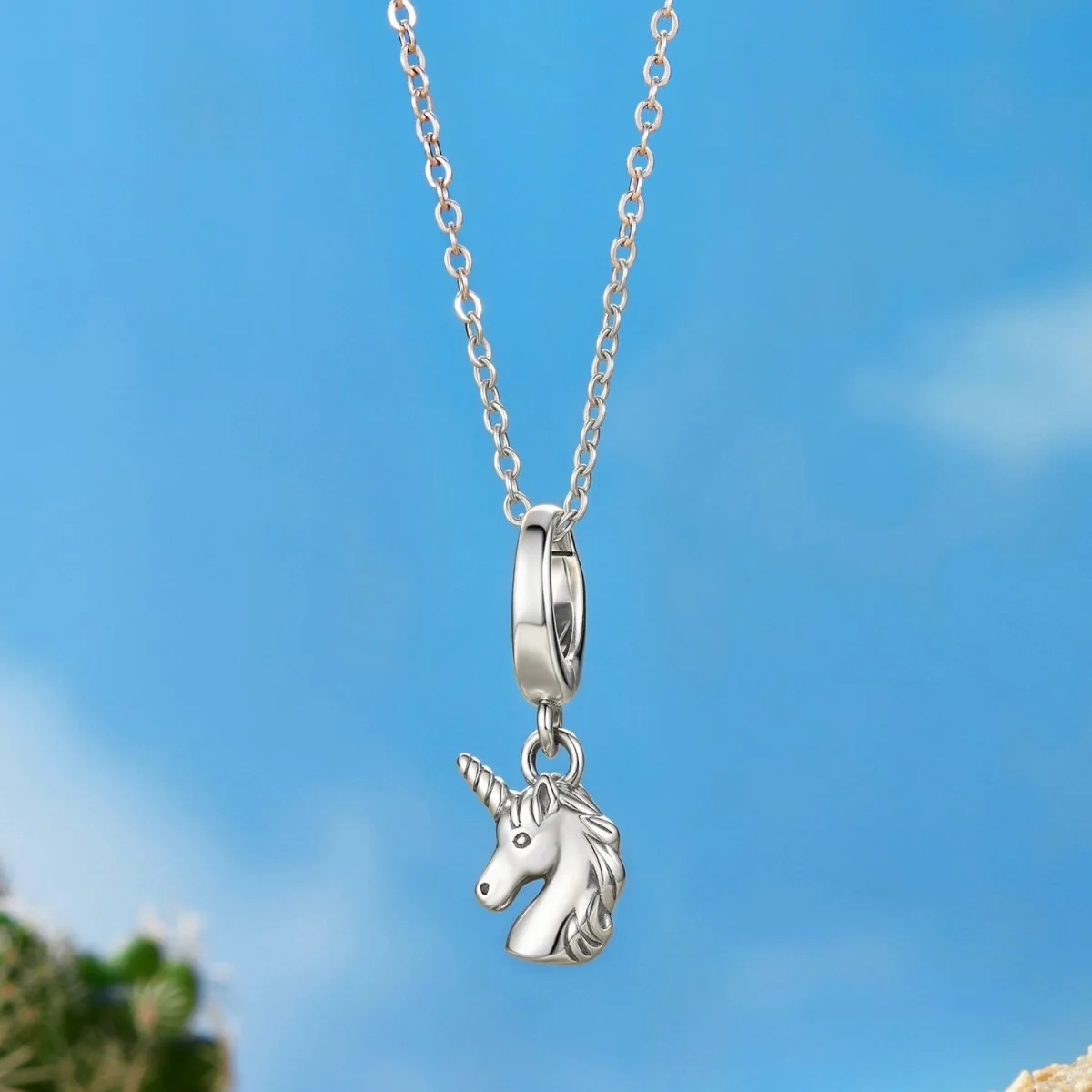 Magical Unicorn Head Dangle Charm