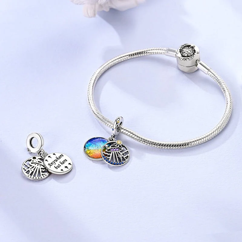 UFO & Cosmic Dangle Charm