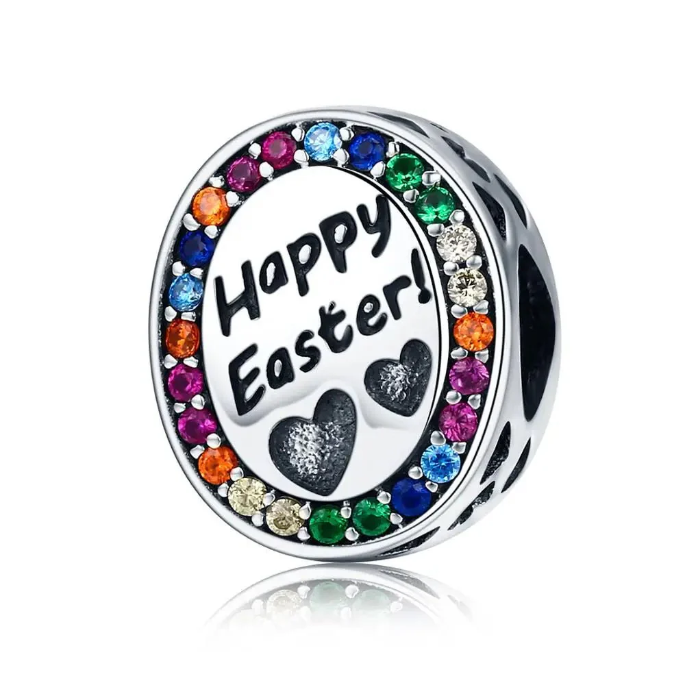 Happy Easter Egg Charm
