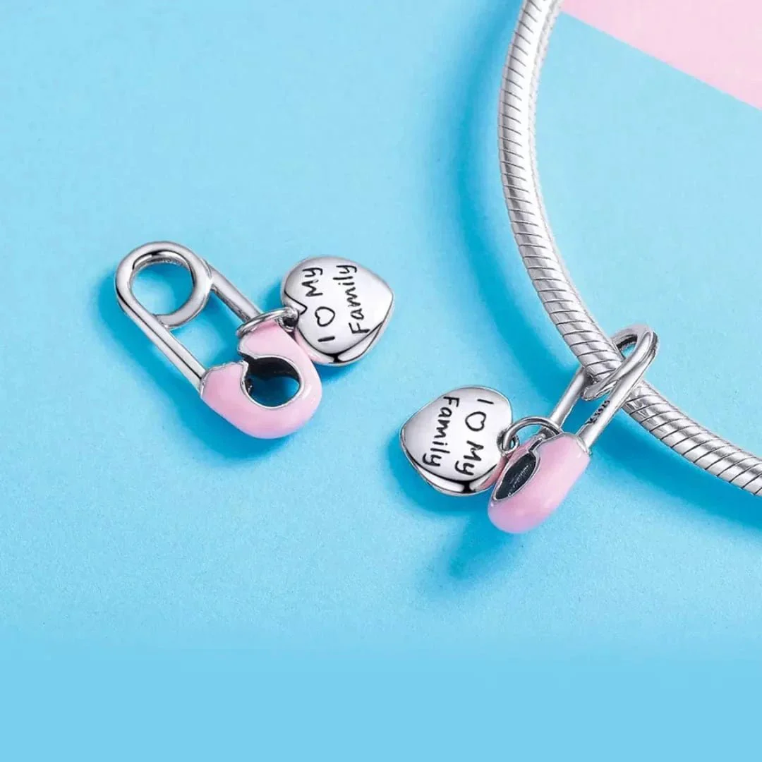 Family Love Double Dangle Charm