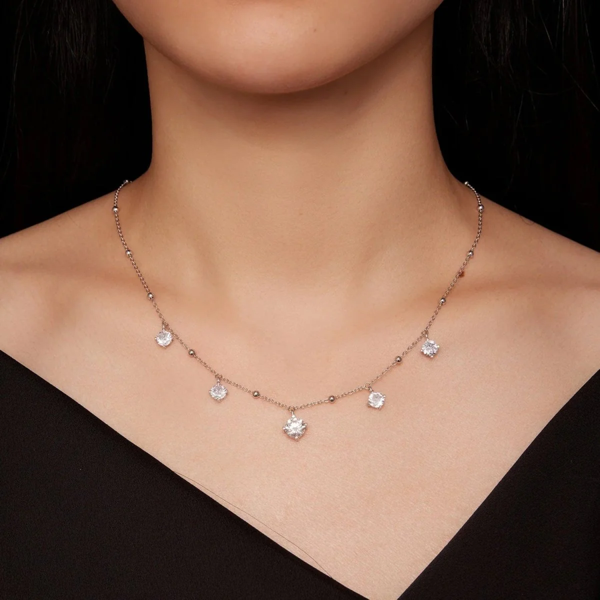 Pangama Moissanite Drop Necklace