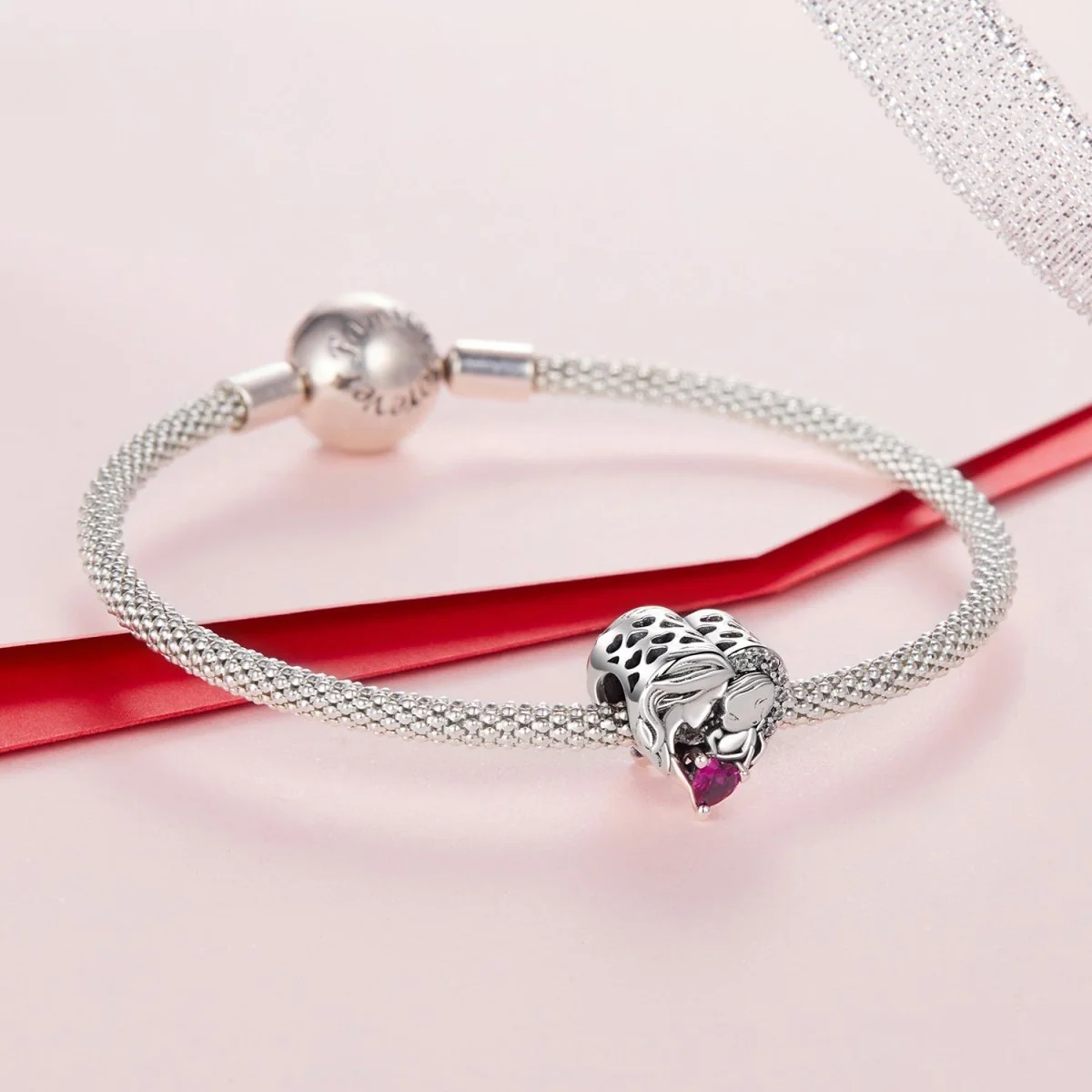 Mother and Son Family Charm