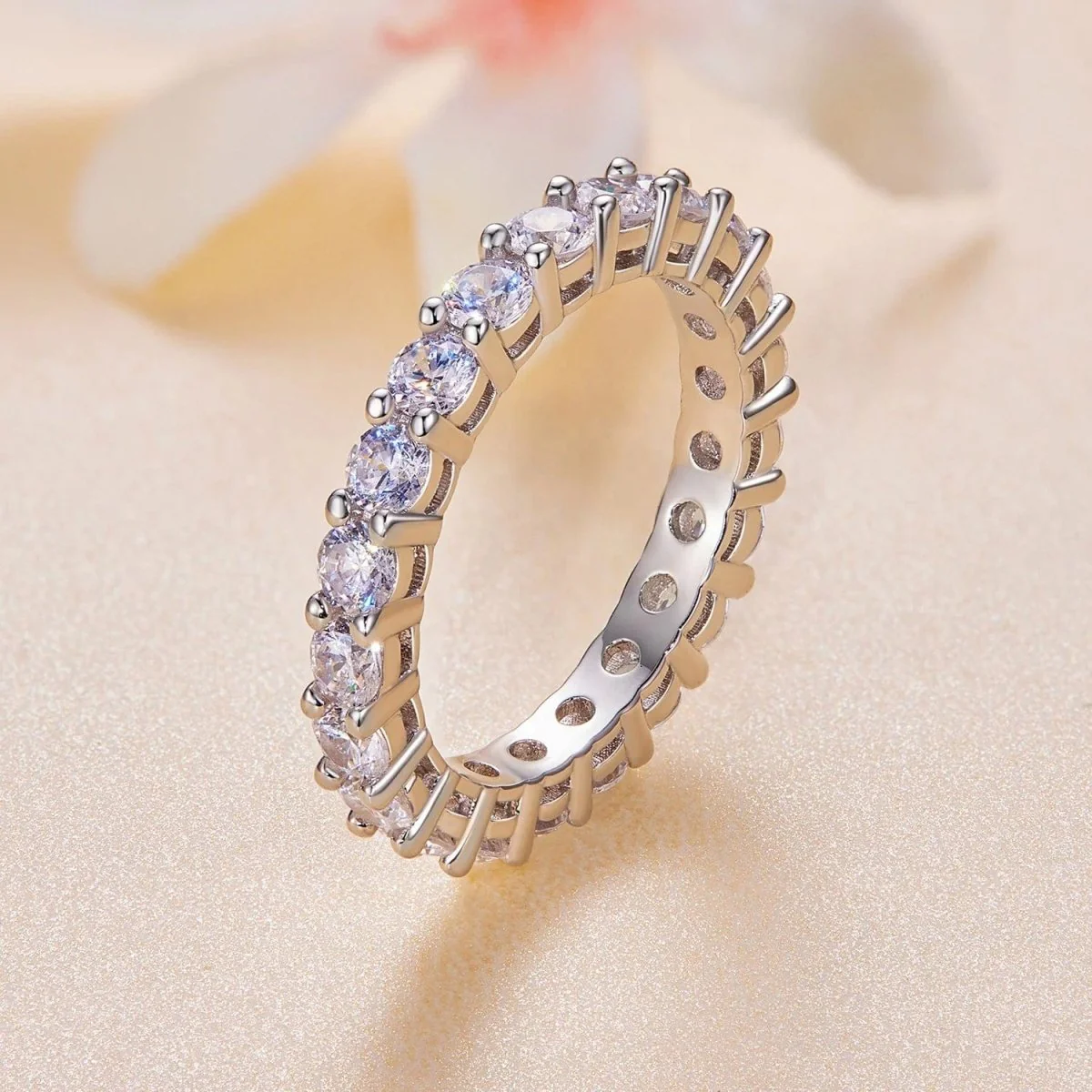 Pangama Moissanite Eternity Band