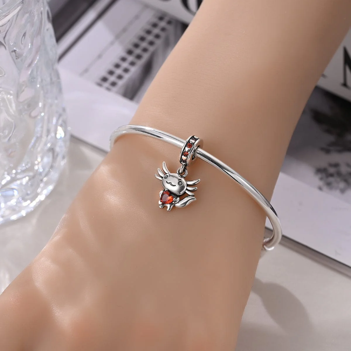 Axolotl Love Dangle Charm