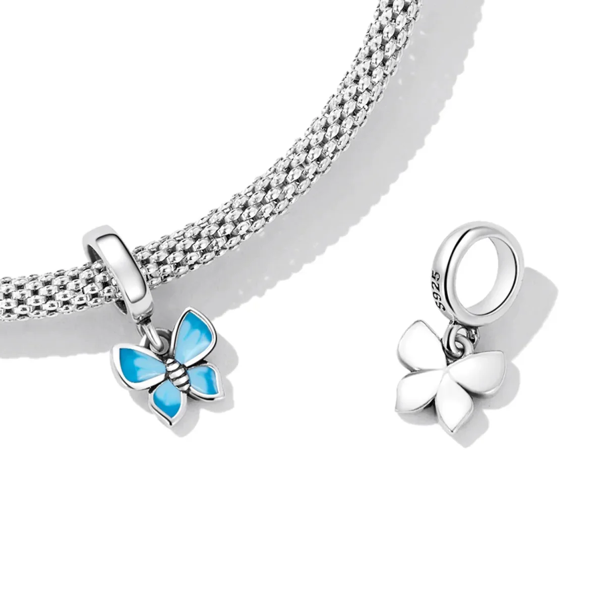 Blue Butterfly Mini Dangle Charm
