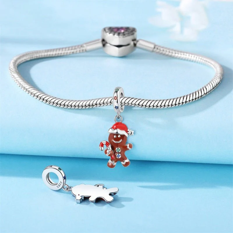 Gingerbread Man Dangle Charm
