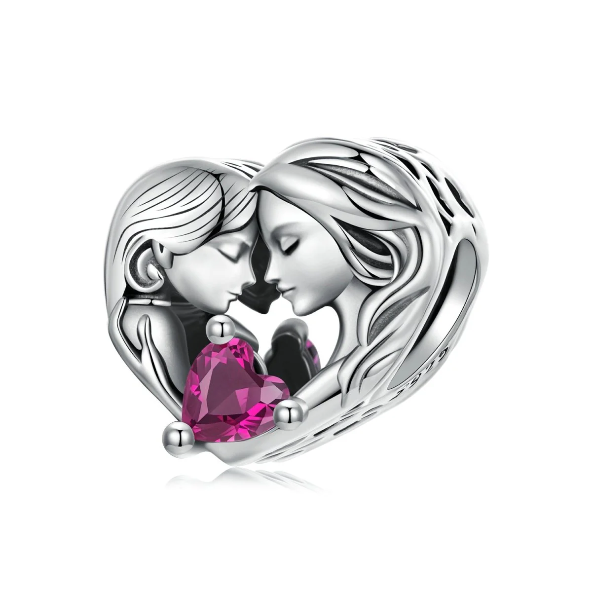 Mother and Daughter Family Charm