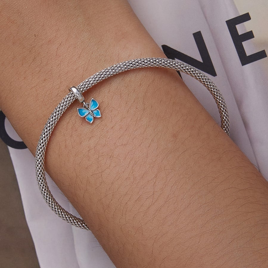 Blue Butterfly Mini Dangle Charm