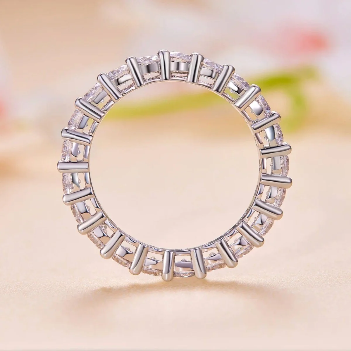 Pangama Moissanite Eternity Band