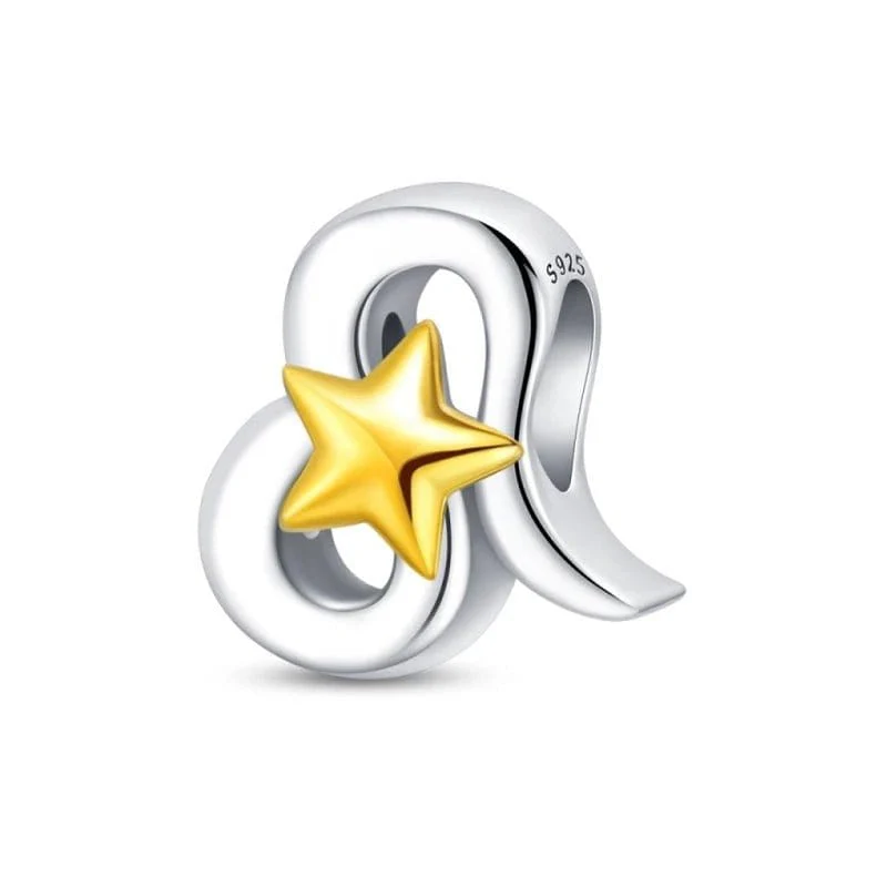 Gold Star Astrology Signs Zodiac Constellation Charms