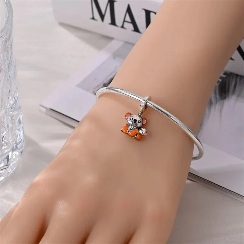 Koala Love & Baby Hug Dangle Charm