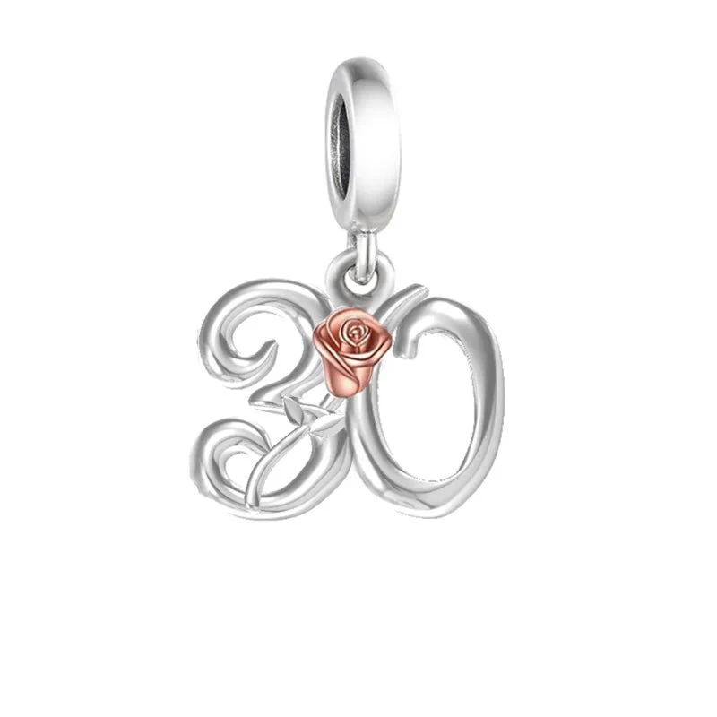 30th Celebration Dangle Charm