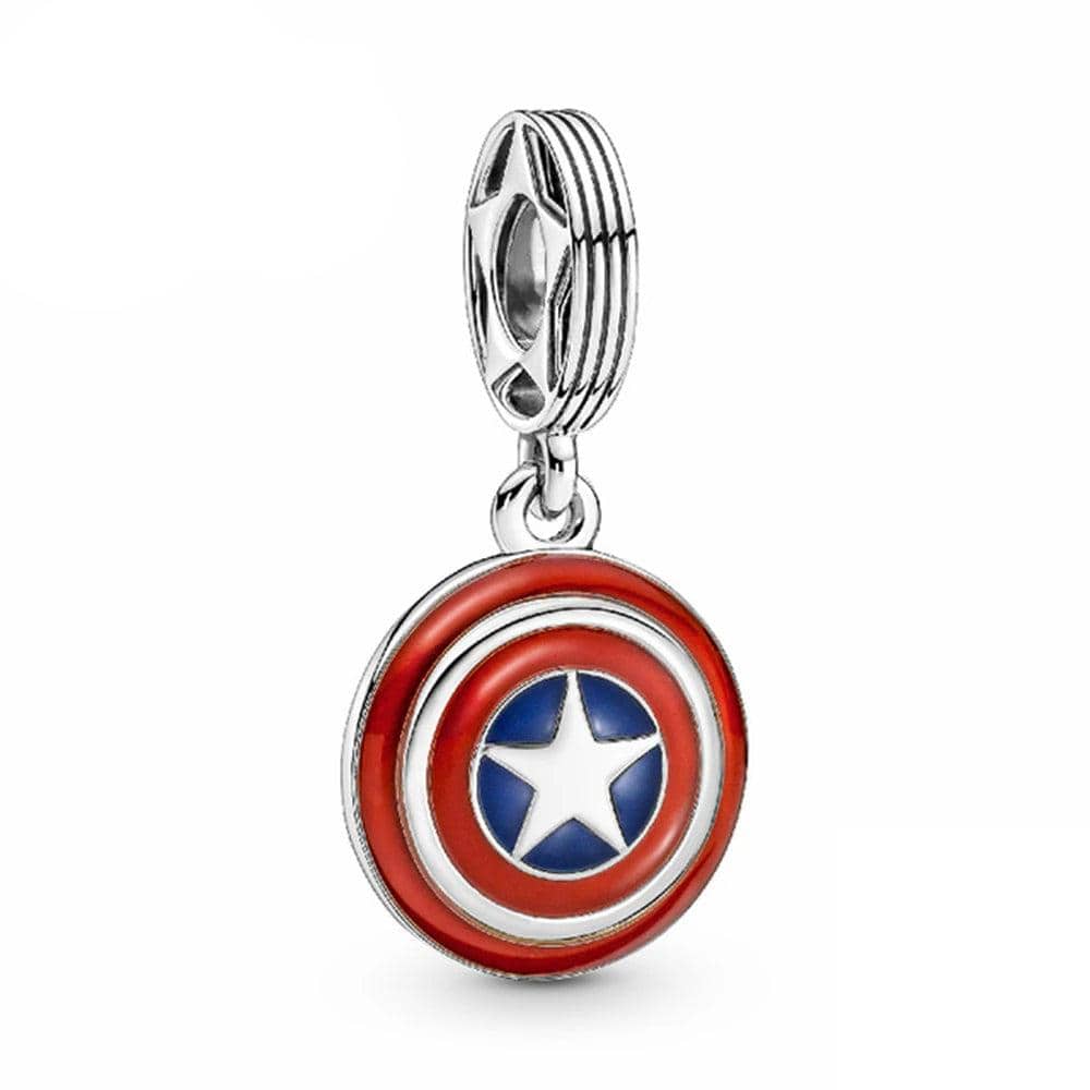 Marvel The Avengers Captain America Shield Dangle Charm